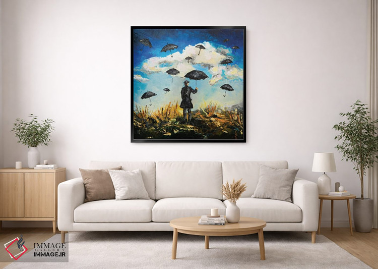 تابلو دکوراتیو هر جایی جز اینجا اثر کوپتسووا آرت - D3B