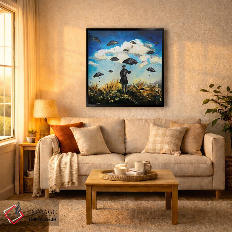 تابلو دکوراتیو هر جایی جز اینجا اثر کوپتسووا آرت - D6B