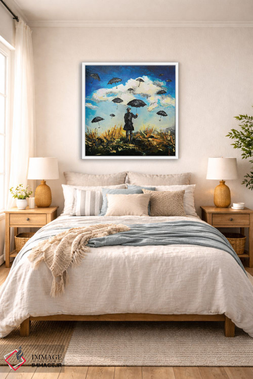 تابلو دکوراتیو هر جایی جز اینجا اثر کوپتسووا آرت - D5W