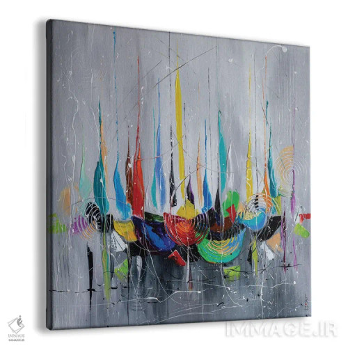 تابلو دکوراتیو مسابقه قایق رانی اثر کوپتسووا آرت - نمای پرسپکتیو محصول