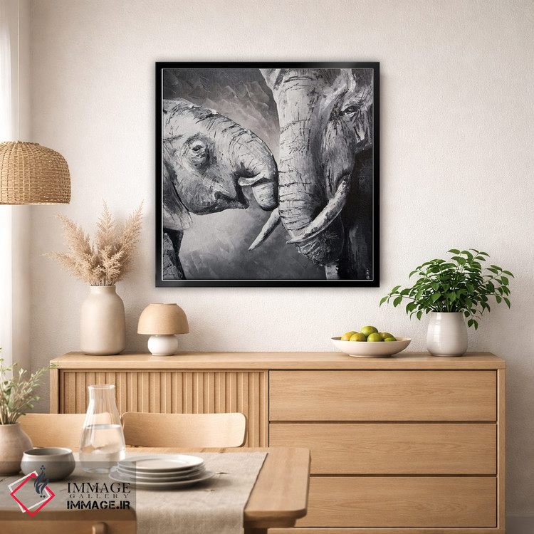 تابلو دکوراتیو مادری اثر کوپتسووا آرت - D4B