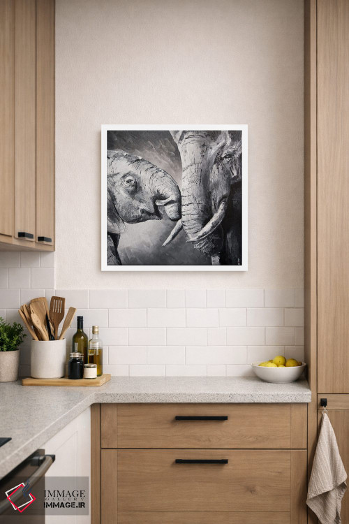 تابلو دکوراتیو مادری اثر کوپتسووا آرت - D6W