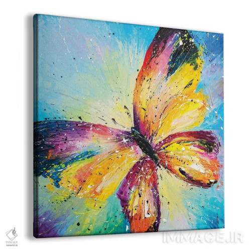 تابلو دکوراتیو پروانه ۲ اثر کوپتسووا آرت - نمای پرسپکتیو محصول