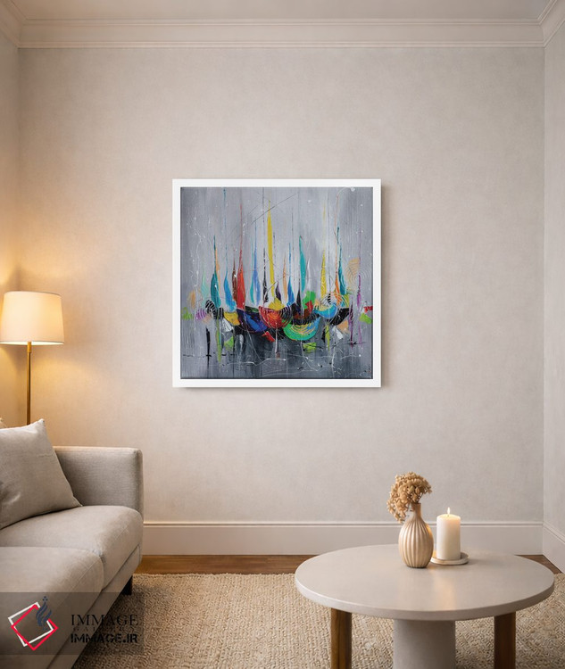 تابلو دکوراتیو مسابقه قایق رانی اثر کوپتسووا آرت - D2W