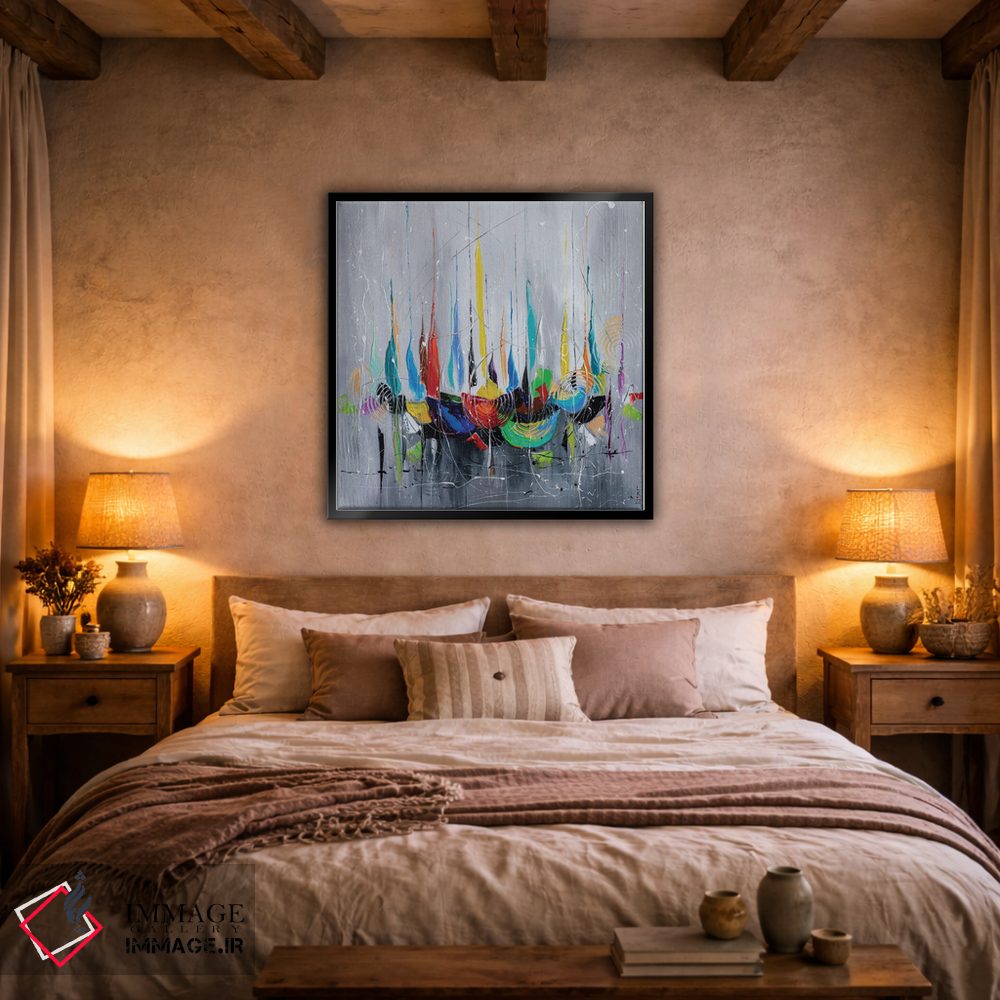 تابلو دکوراتیو مسابقه قایق رانی اثر کوپتسووا آرت - D4B