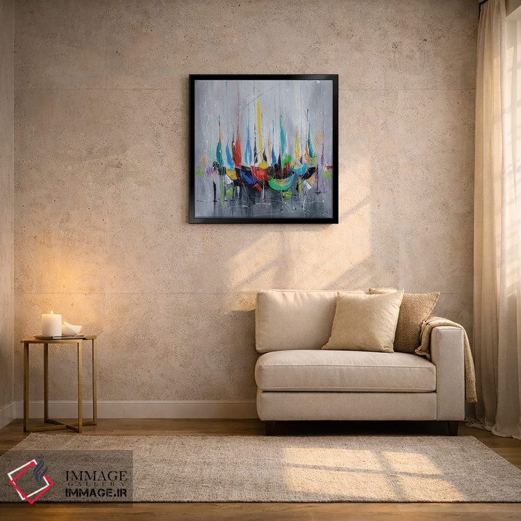 تابلو دکوراتیو مسابقه قایق رانی اثر کوپتسووا آرت - D3B