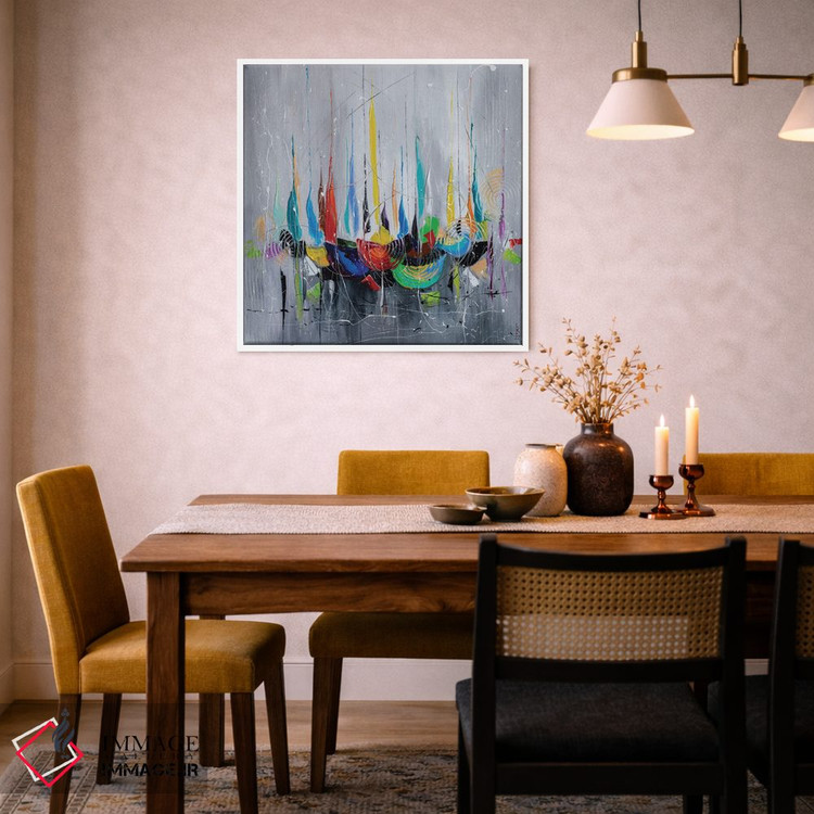 تابلو دکوراتیو مسابقه قایق رانی اثر کوپتسووا آرت - D5W