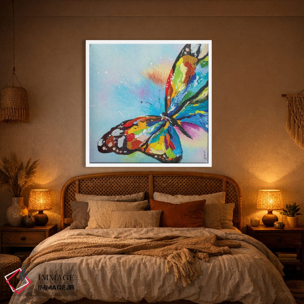 تابلو دکوراتیو پروانه اثر کوپتسووا آرت - D1W