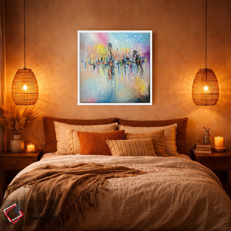 تابلو انتزاعی روی اسکله اثر کوپتسووا آرت - D6W