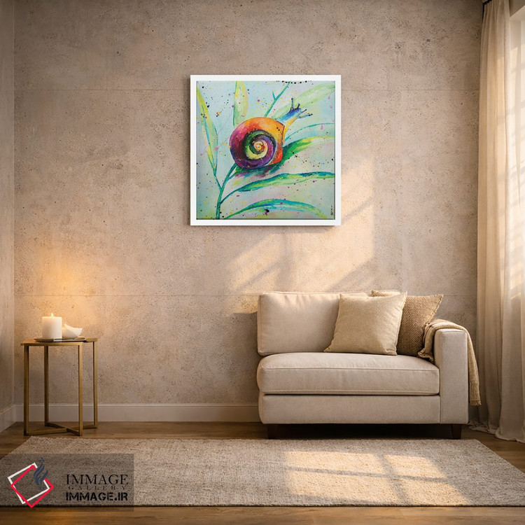 تابلو دکوراتیو حلزون اثر کوپتسووا آرت - D2W