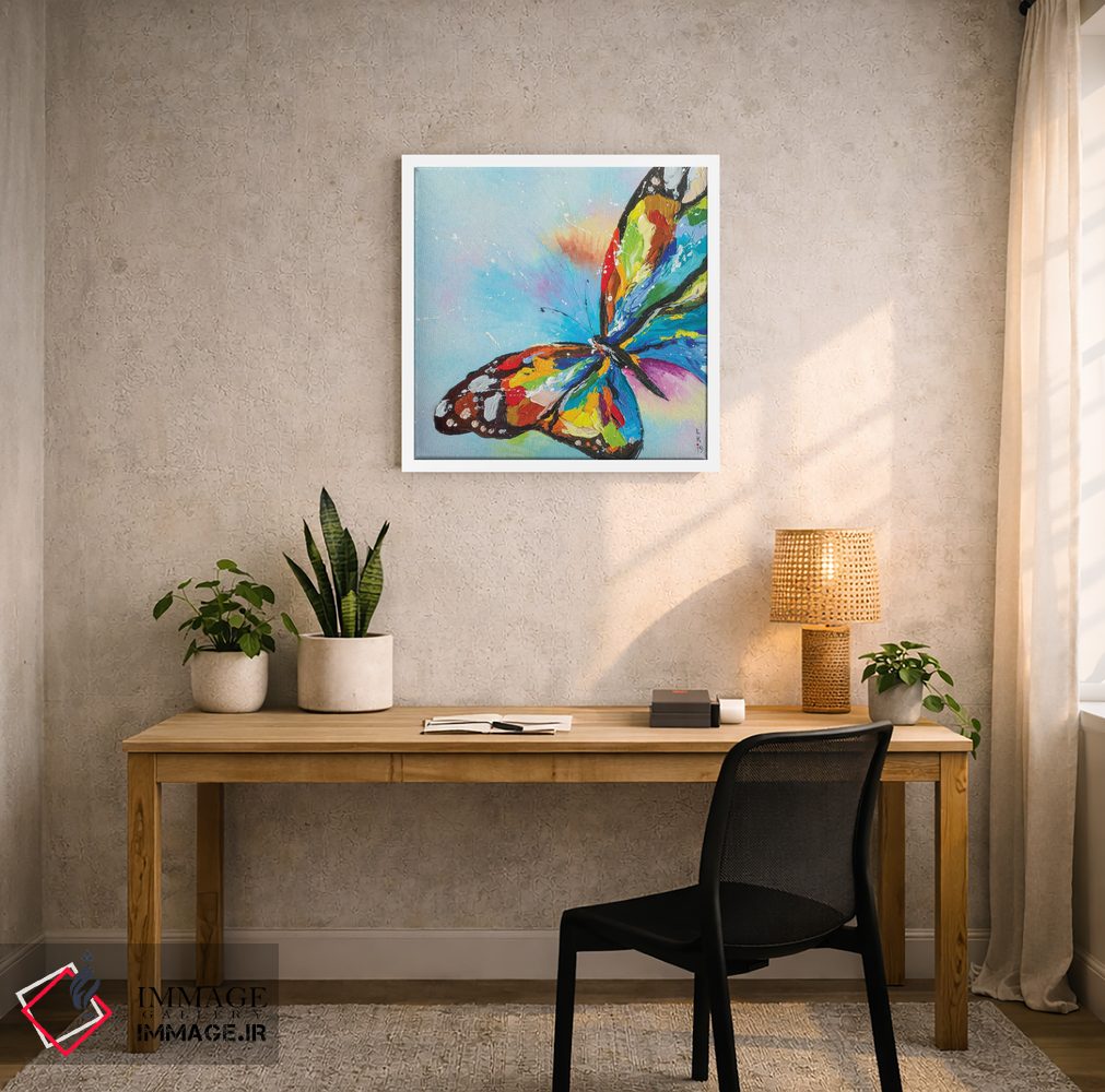 تابلو دکوراتیو پروانه اثر کوپتسووا آرت - D4W