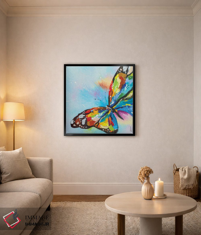 تابلو دکوراتیو پروانه اثر کوپتسووا آرت - D3B