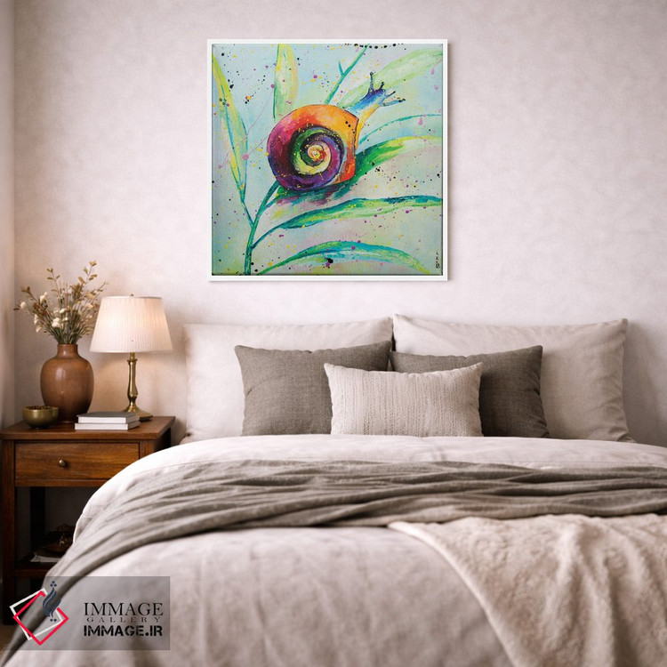تابلو دکوراتیو حلزون اثر کوپتسووا آرت - D3W