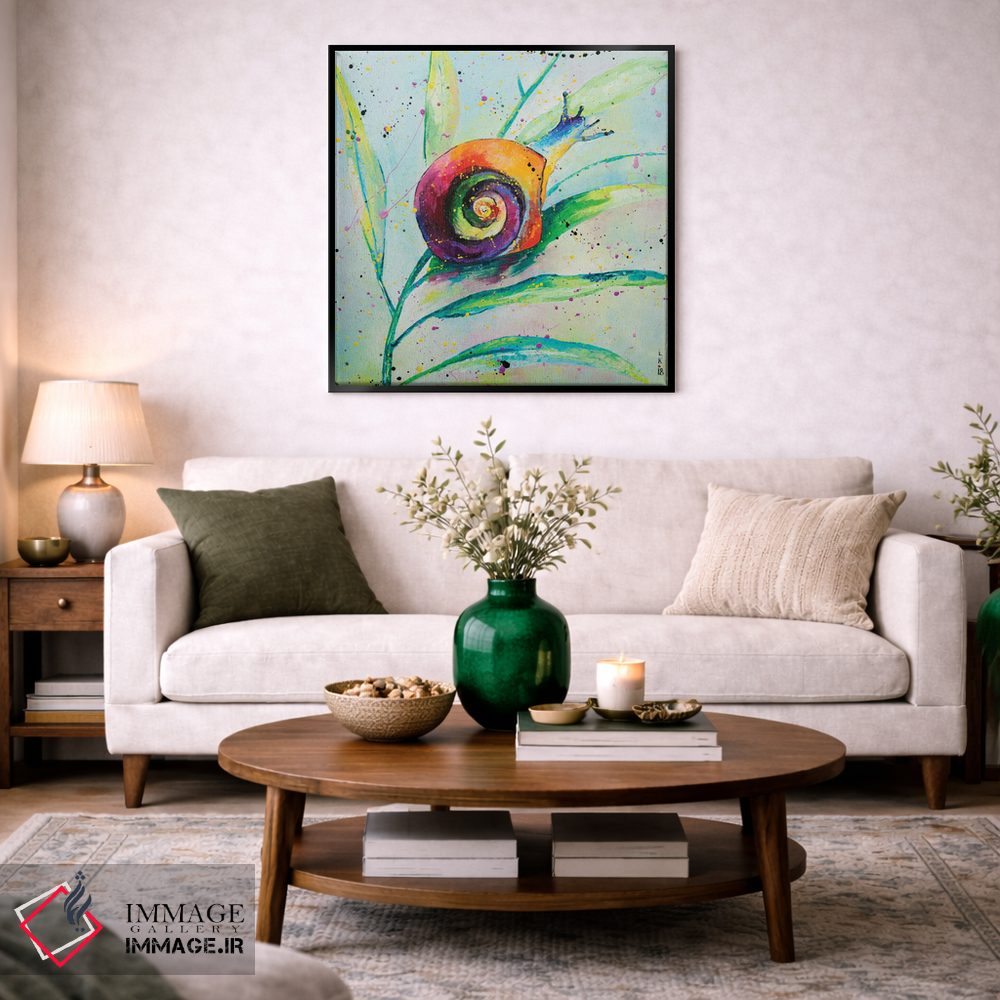 تابلو دکوراتیو حلزون اثر کوپتسووا آرت - D4B