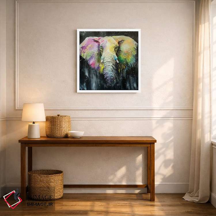 تابلو دکوراتیو من فیل هستم اثر کوپتسووا آرت - D4W