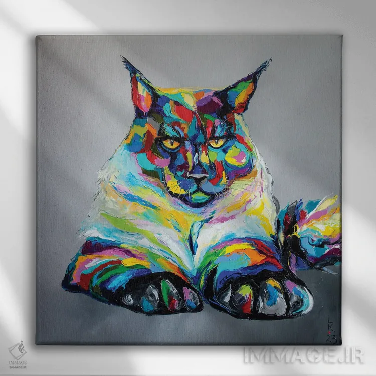 تابلو دکوراتیو مین کون جدی اثر کوپتسووا آرت - نمای روبهرو روی دیوار