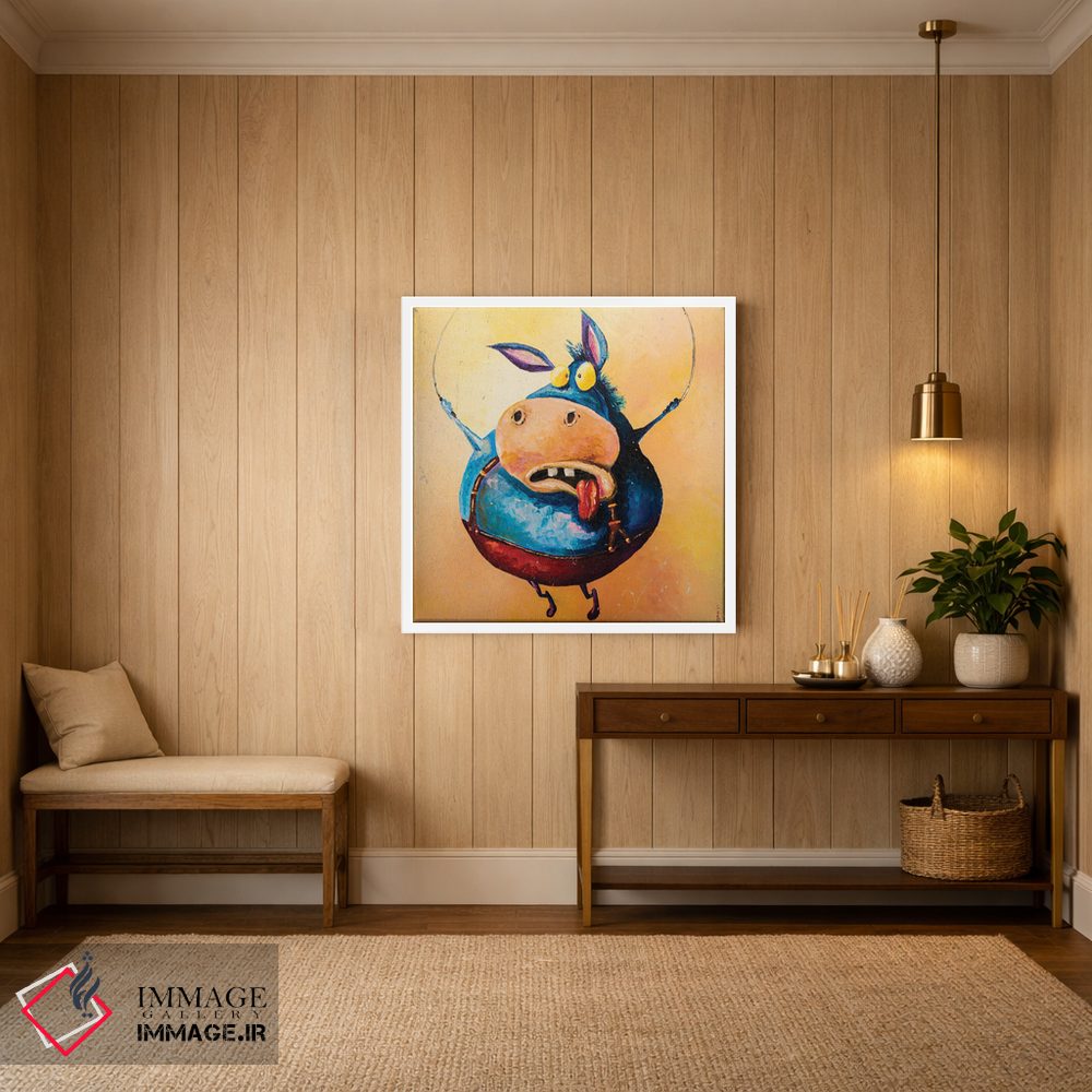 تابلو دکوراتیو الاغ پرش کننده اثر کوپتسووا آرت - D1W