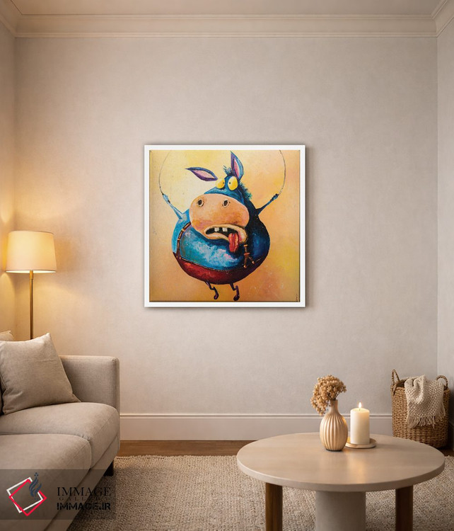 تابلو دکوراتیو الاغ پرش کننده اثر کوپتسووا آرت - D2W