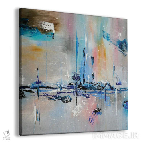 تابلو انتزاعی صبح اسرارآمیز اثر کوپتسووا آرت - نمای پرسپکتیو محصول