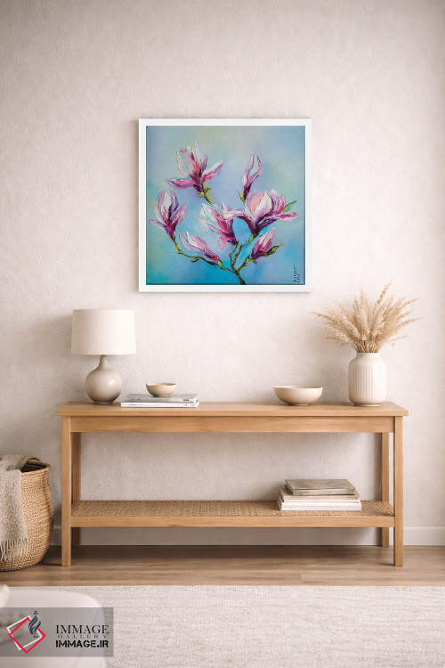 تابلو دکوراتیو مگنولیای شکوفا اثر کوپتسووا آرت - D2W