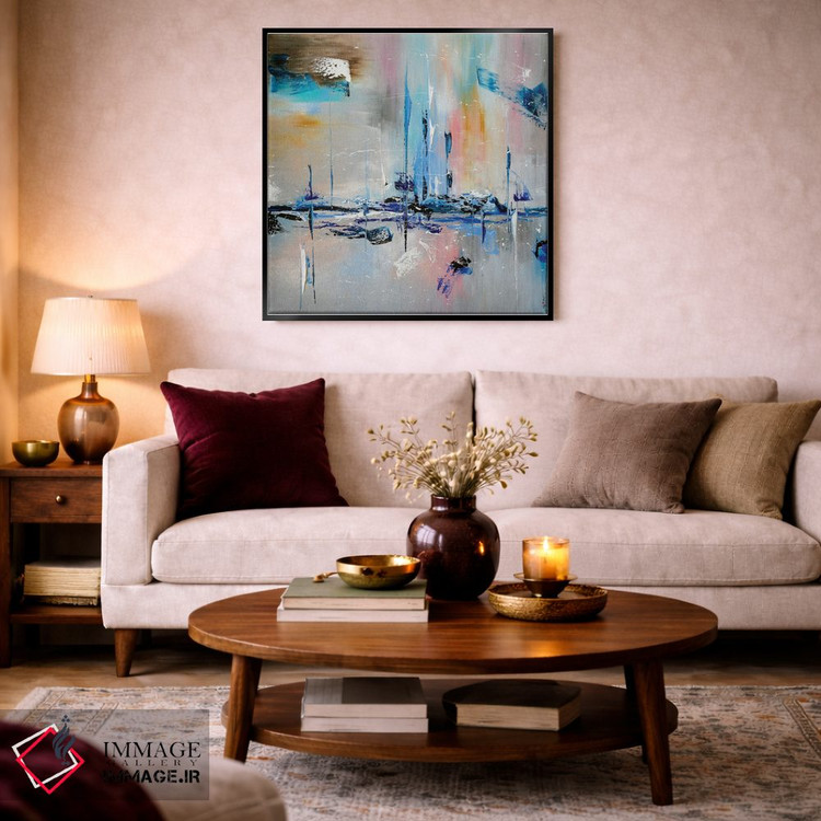 تابلو انتزاعی صبح اسرارآمیز اثر کوپتسووا آرت - D3B