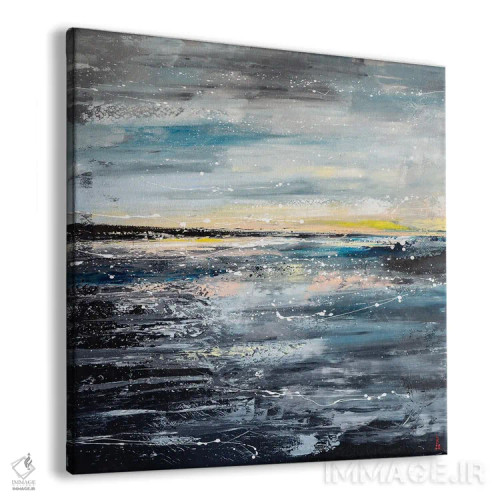 تابلو انتزاعی آرامش اثر کوپتسووا آرت - نمای پرسپکتیو محصول