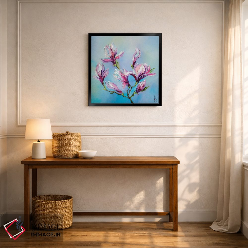 تابلو دکوراتیو مگنولیای شکوفا اثر کوپتسووا آرت - D6B