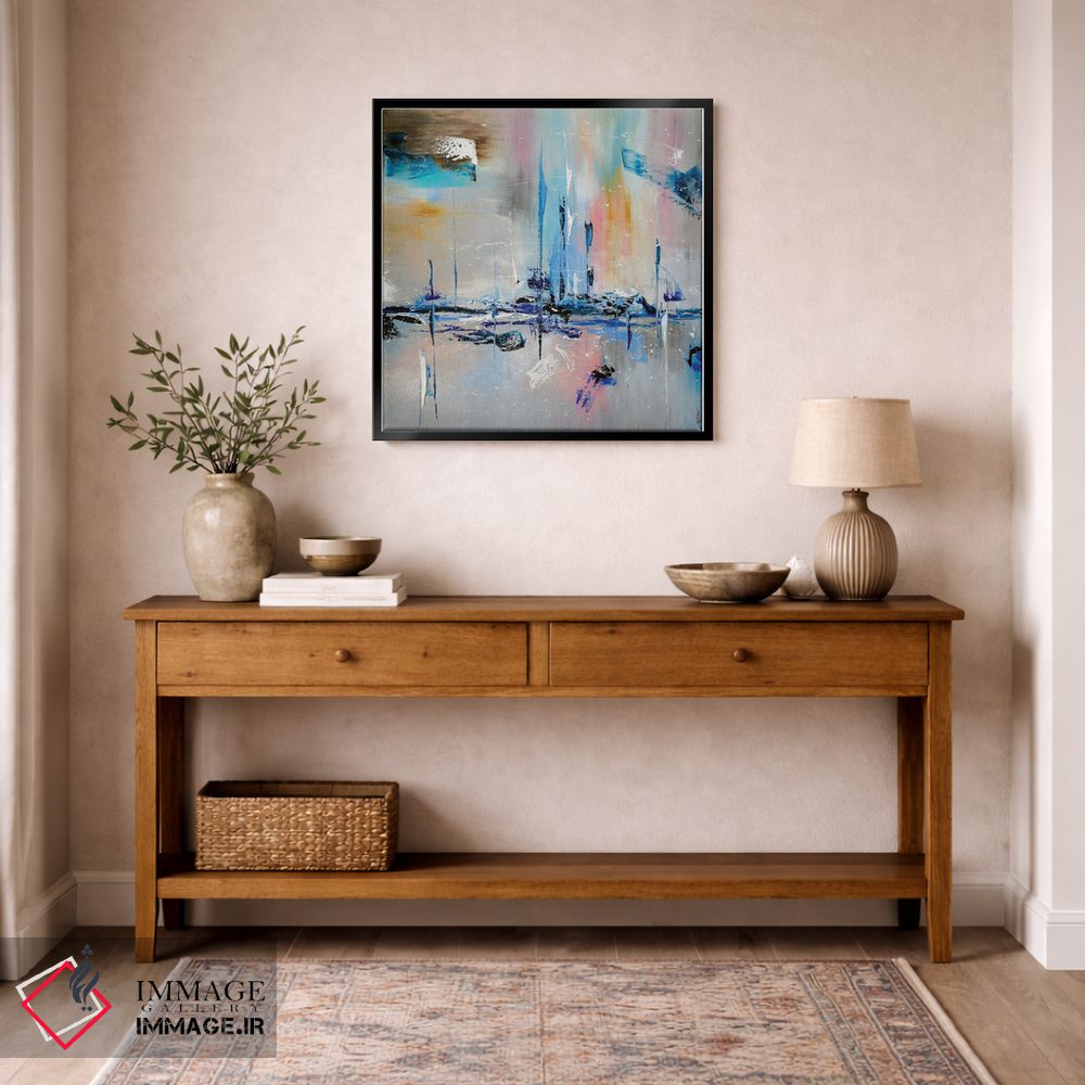 تابلو انتزاعی صبح اسرارآمیز اثر کوپتسووا آرت - D6B