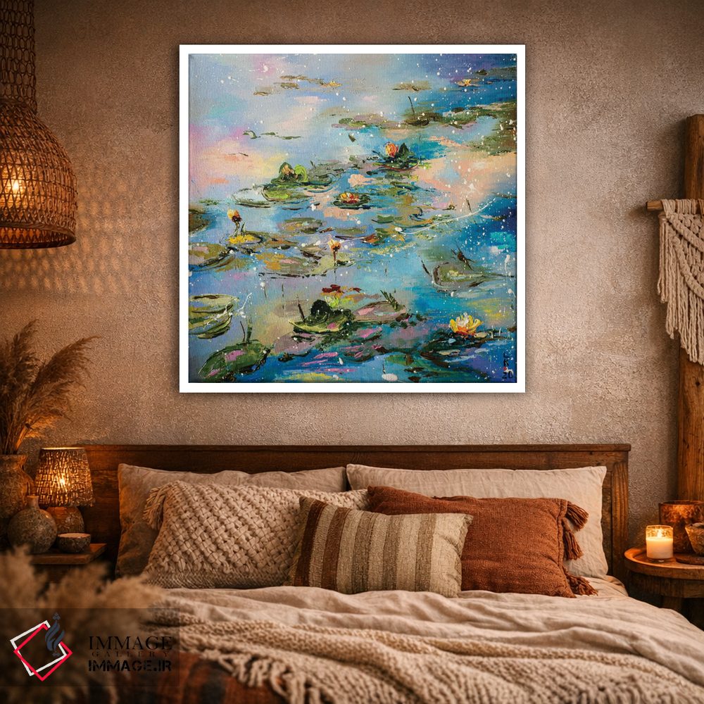 تابلو دکوراتیو برکه عصرگاهی اثر کوپتسووا آرت - D1W