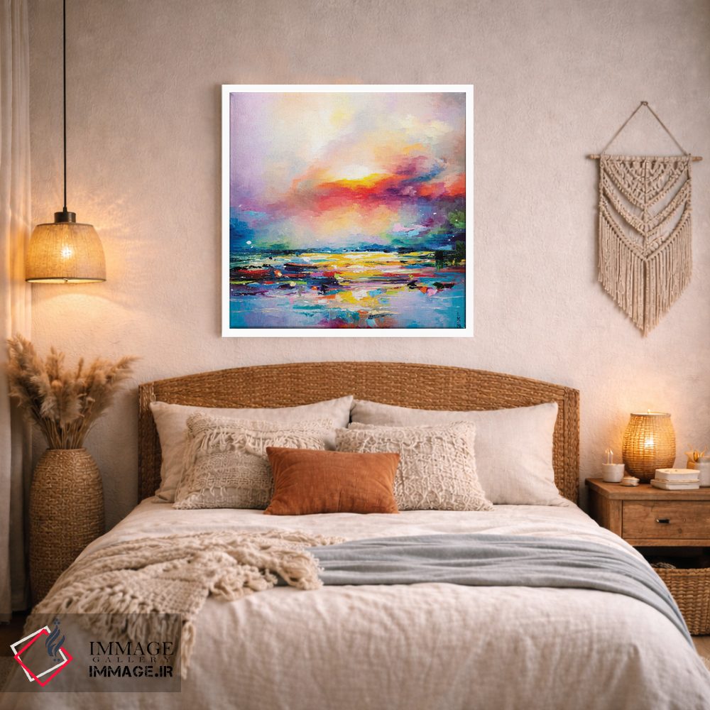 تابلو انتزاعی غروب دریا اثر کوپتسووا آرت - D2W