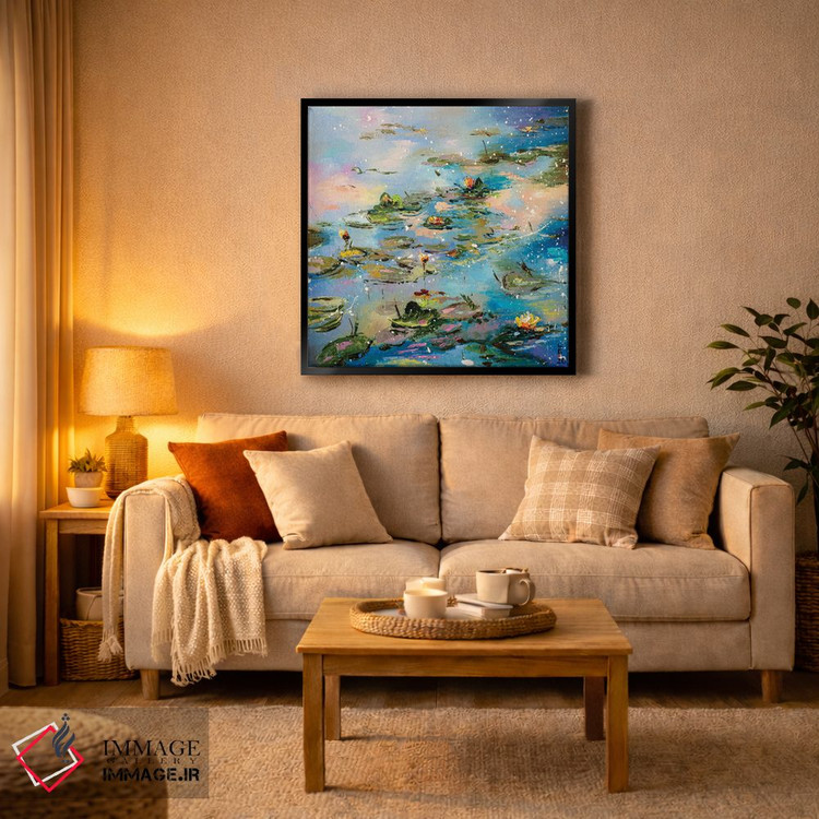 تابلو دکوراتیو برکه عصرگاهی اثر کوپتسووا آرت - D3B