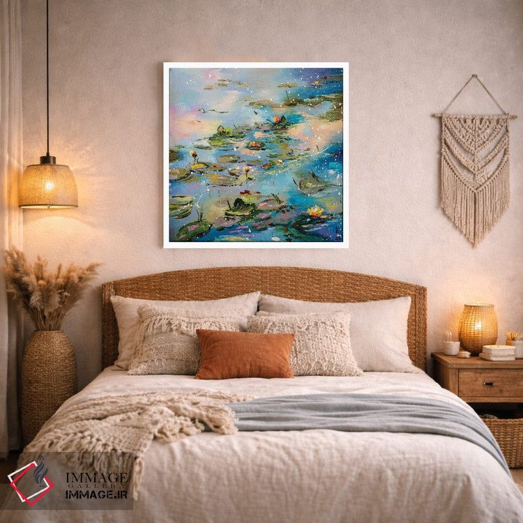 تابلو دکوراتیو برکه عصرگاهی اثر کوپتسووا آرت - D2W