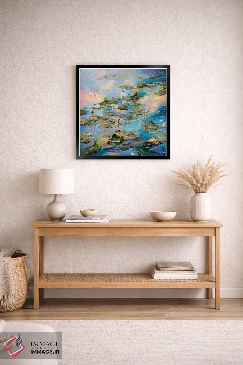 تابلو دکوراتیو برکه عصرگاهی اثر کوپتسووا آرت - D4B