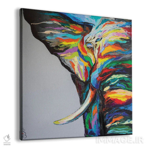 تابلو دکوراتیو فیل دانا اثر کوپتسووا آرت - نمای پرسپکتیو محصول