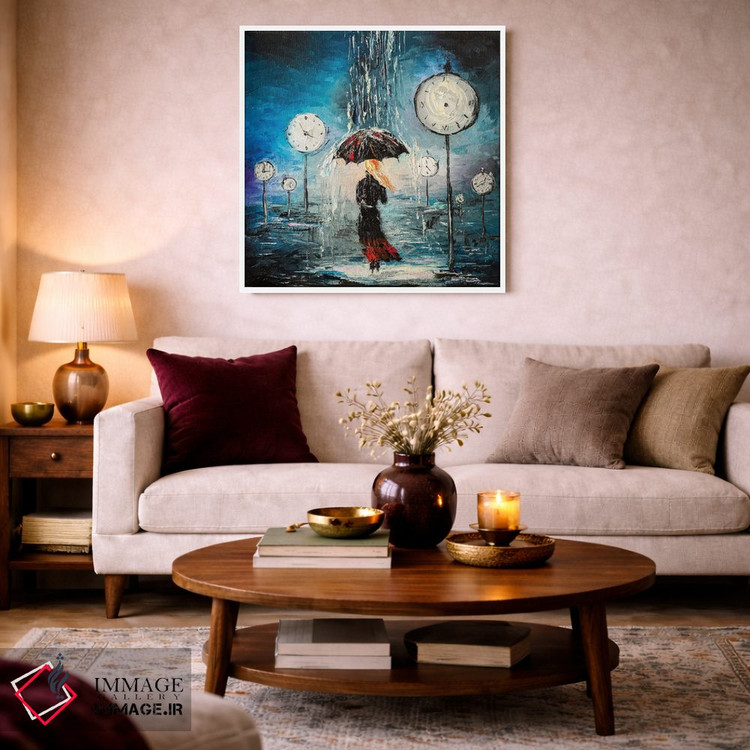 تابلو دکوراتیو زمان در حال گذر است اثر کوپتسووا آرت - D2W