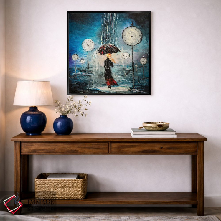 تابلو دکوراتیو زمان در حال گذر است اثر کوپتسووا آرت - D3B