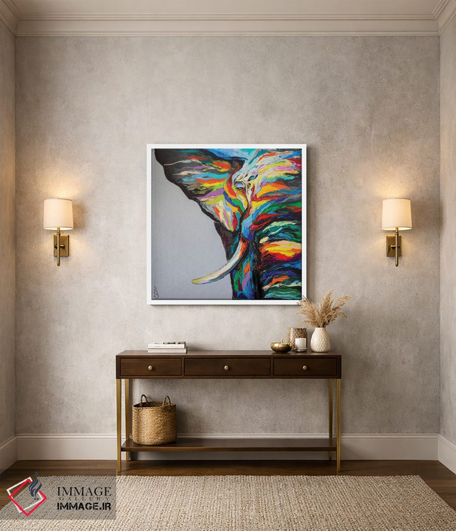 تابلو دکوراتیو فیل دانا اثر کوپتسووا آرت - D2W