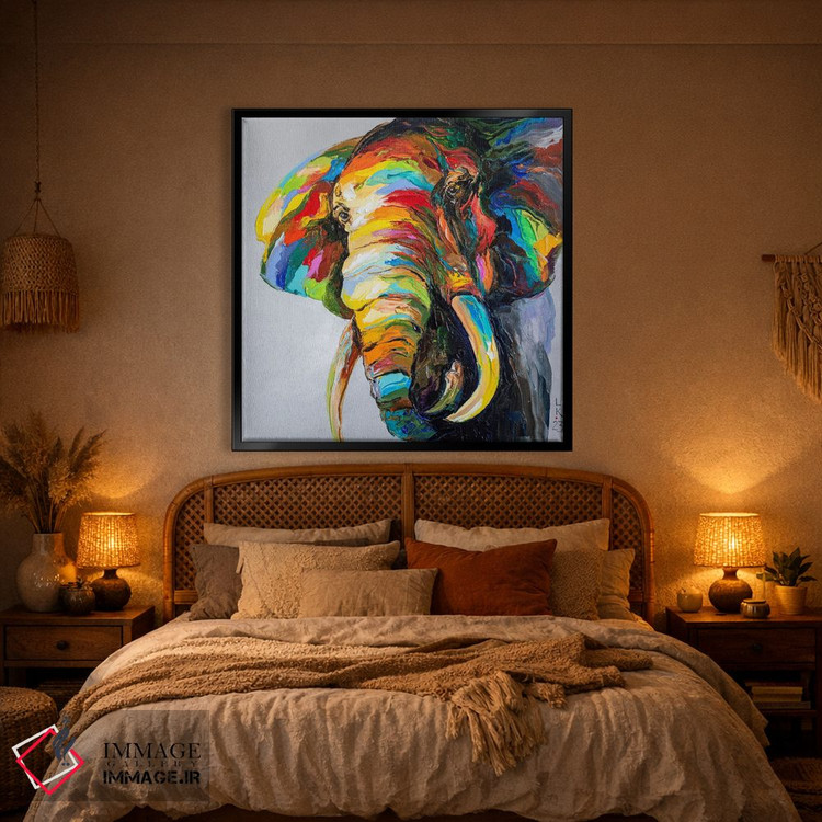 تابلو دکوراتیو نگاه فیل اثر کوپتسووا آرت - D1B