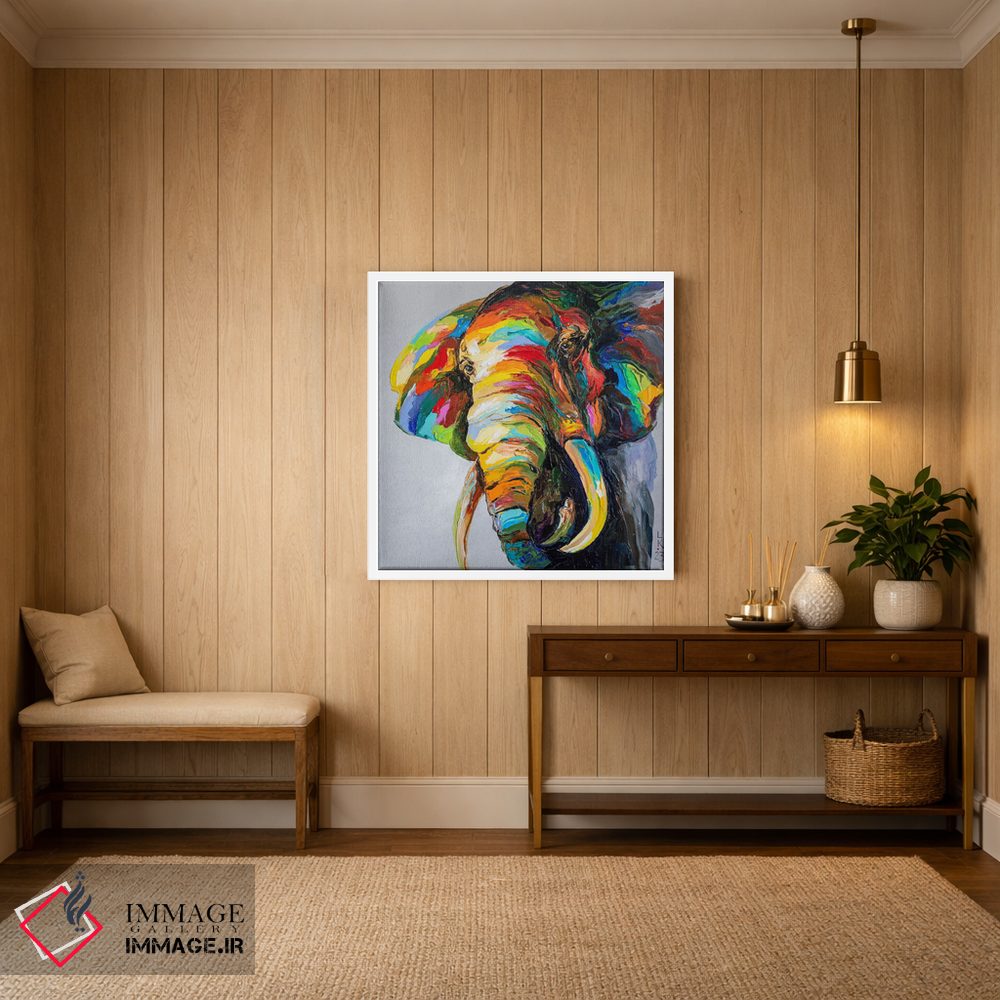 تابلو دکوراتیو نگاه فیل اثر کوپتسووا آرت - D3W