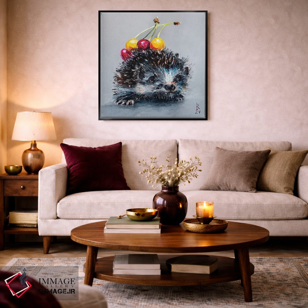 تابلو دکوراتیو عاشق گیلاس اثر کوپتسووا آرت - D2B