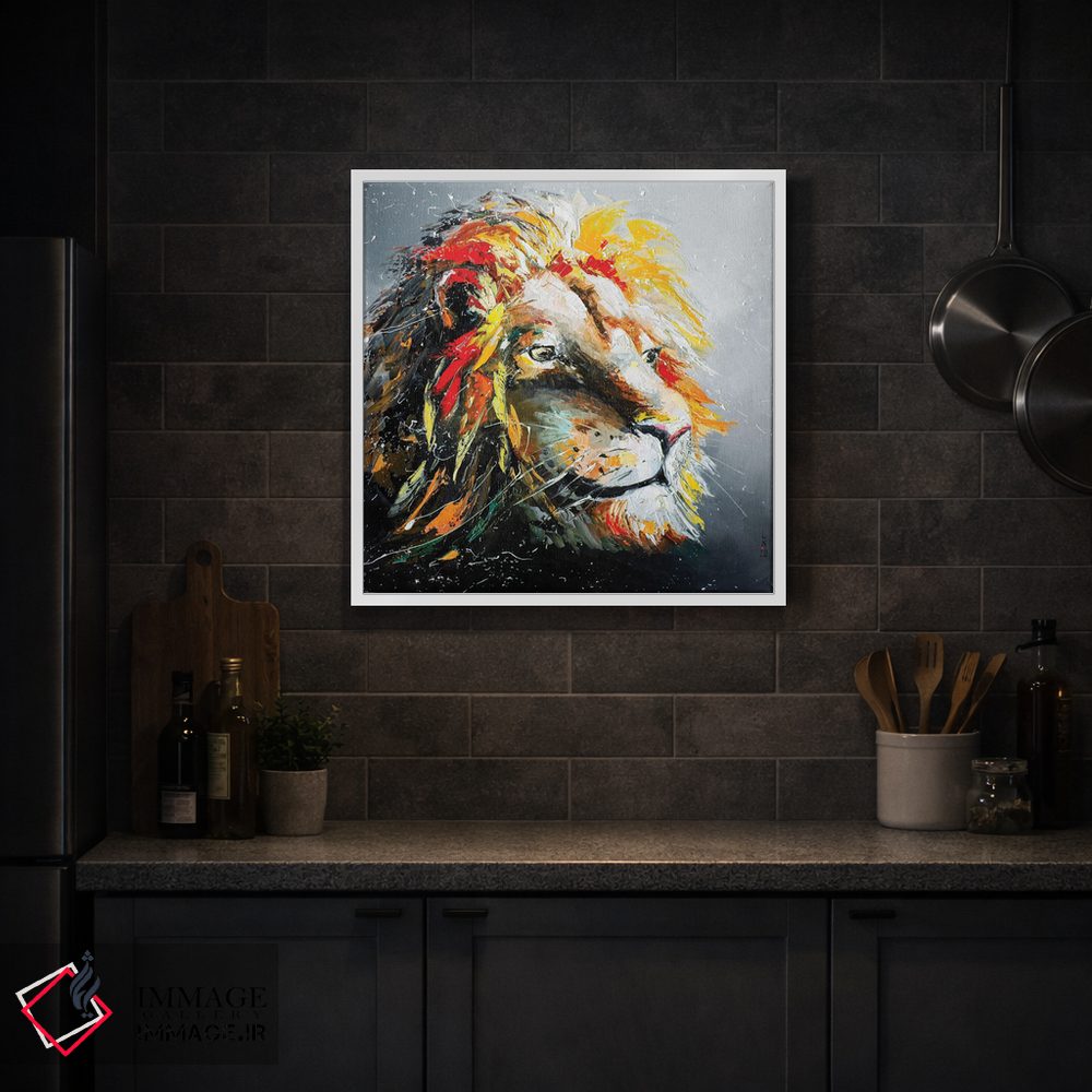 تابلو دکوراتیو پادشاه اثر کوپتسووا آرت - D2W