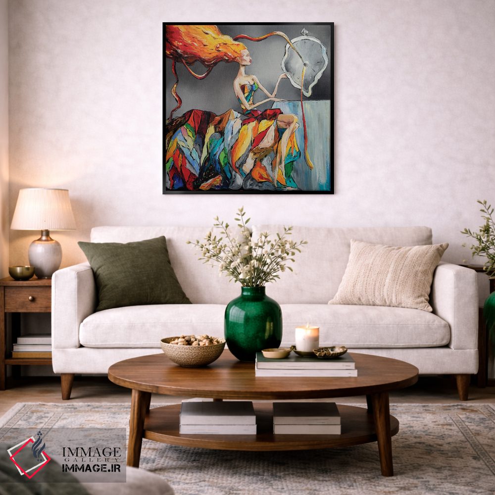 تابلو دکوراتیو همه چیز می گذرد اثر کوپتسووا آرت - D3B