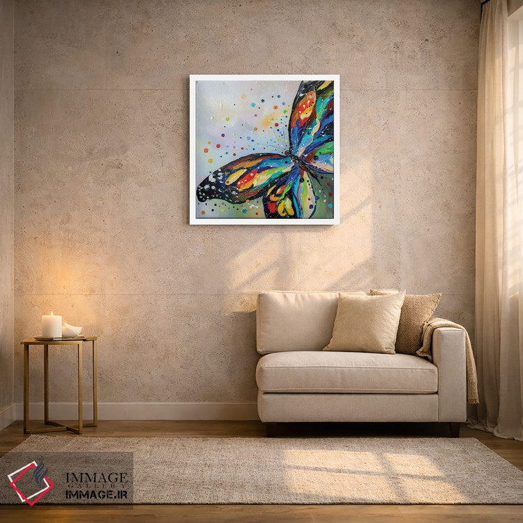 تابلو دکوراتیو پروانه درخشان II اثر کوپتسووا آرت - D1W
