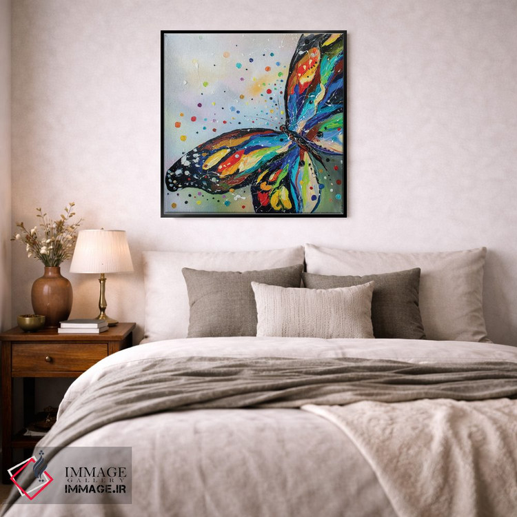 تابلو دکوراتیو پروانه درخشان II اثر کوپتسووا آرت - D3B
