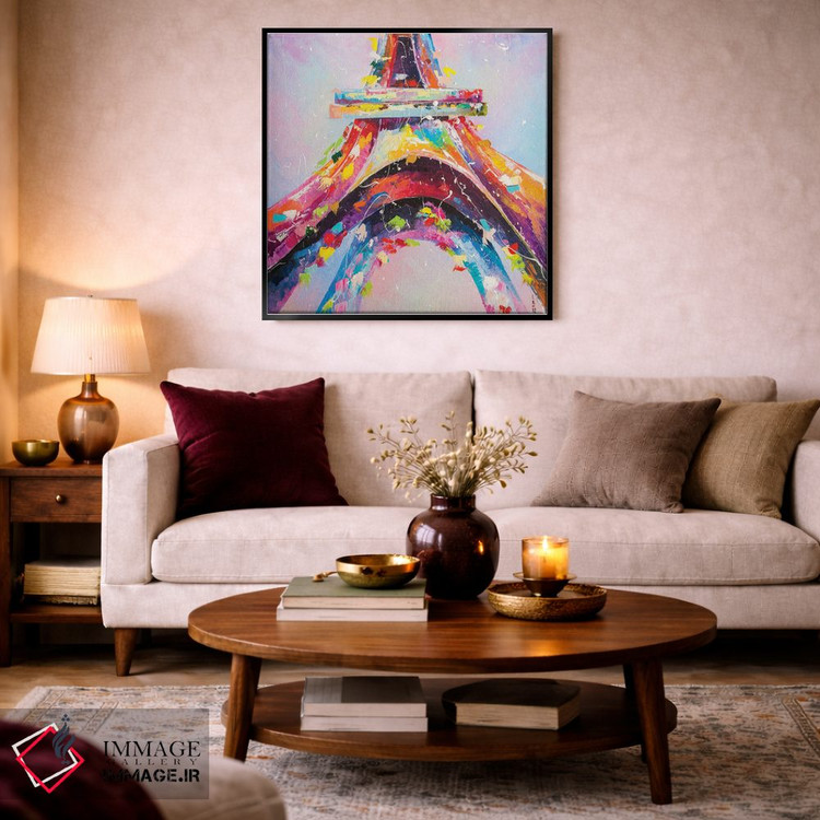 تابلو دکوراتیو برج ایفل اثر کوپتسووا آرت - D3B