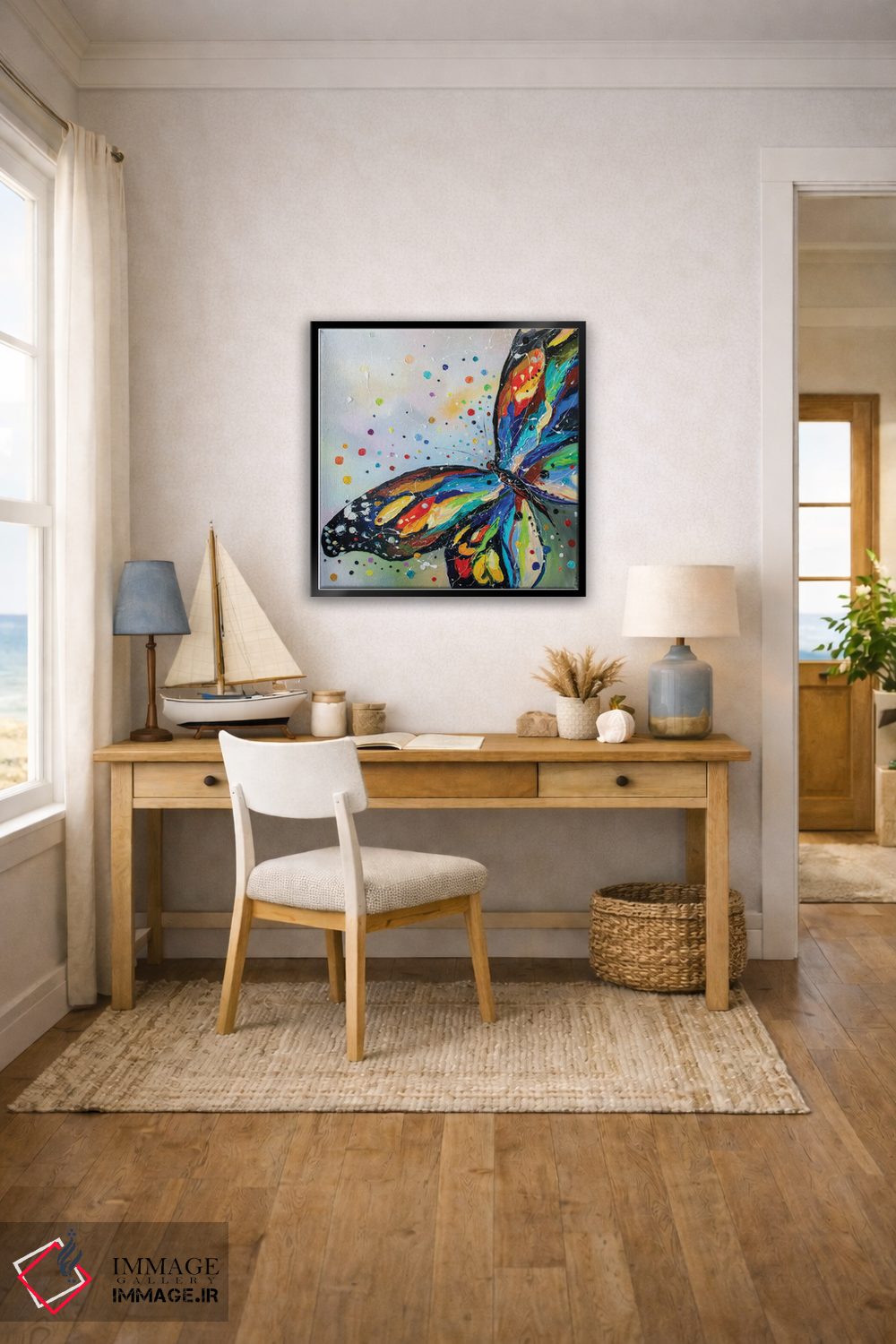 تابلو دکوراتیو پروانه درخشان II اثر کوپتسووا آرت - D4B