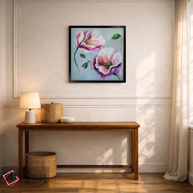 تابلو دکوراتیو شقایق های ملایم اثر کوپتسووا آرت - D5B