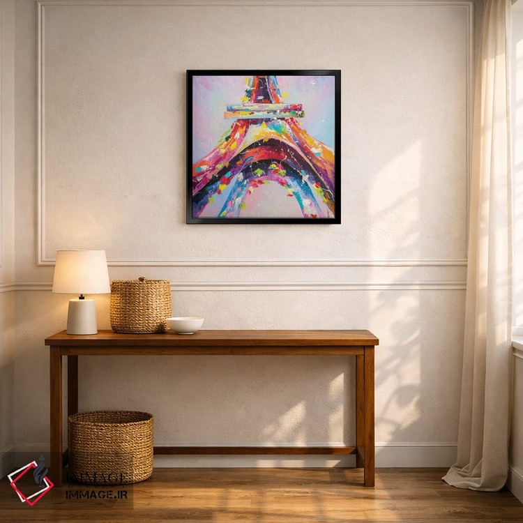 تابلو دکوراتیو برج ایفل اثر کوپتسووا آرت - D6B