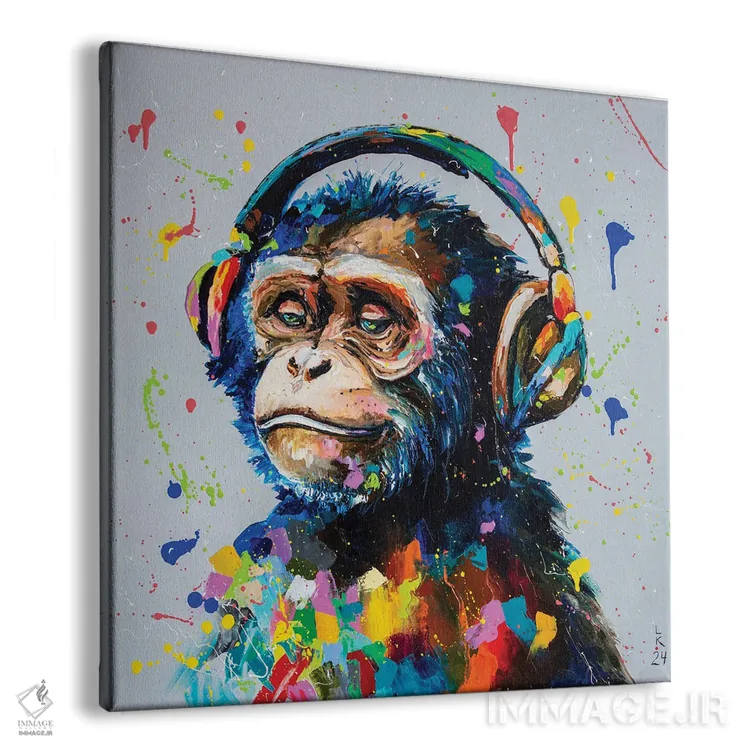 تابلو دکوراتیو غرق شدن در ملودی اثر کوپتسووا آرت - نمای پرسپکتیو محصول