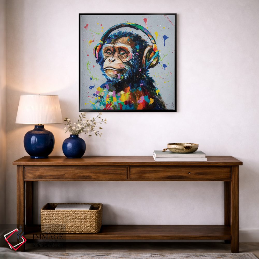 تابلو دکوراتیو غرق شدن در ملودی اثر کوپتسووا آرت - D4B